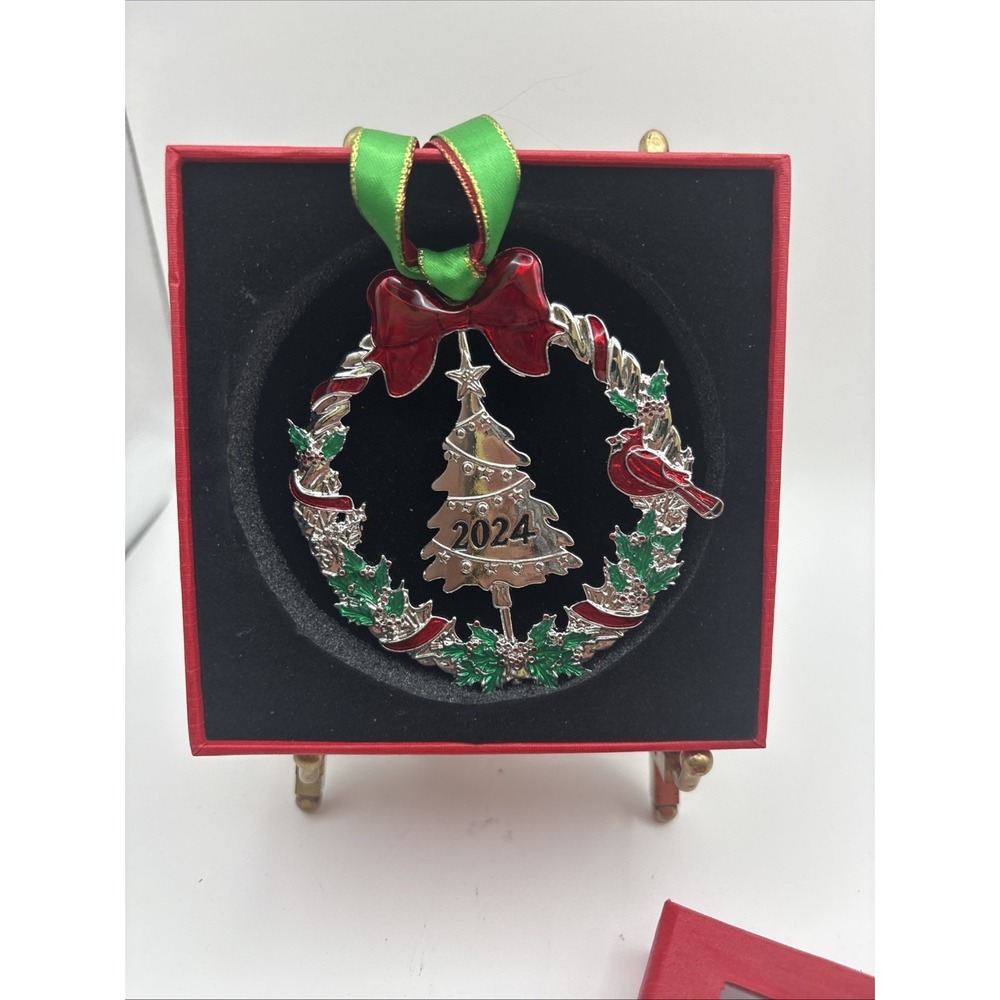 Christmas Ornament~2024~Christmas Tree Rotable~IOB